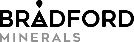 Bradford Minerals Logo in Black